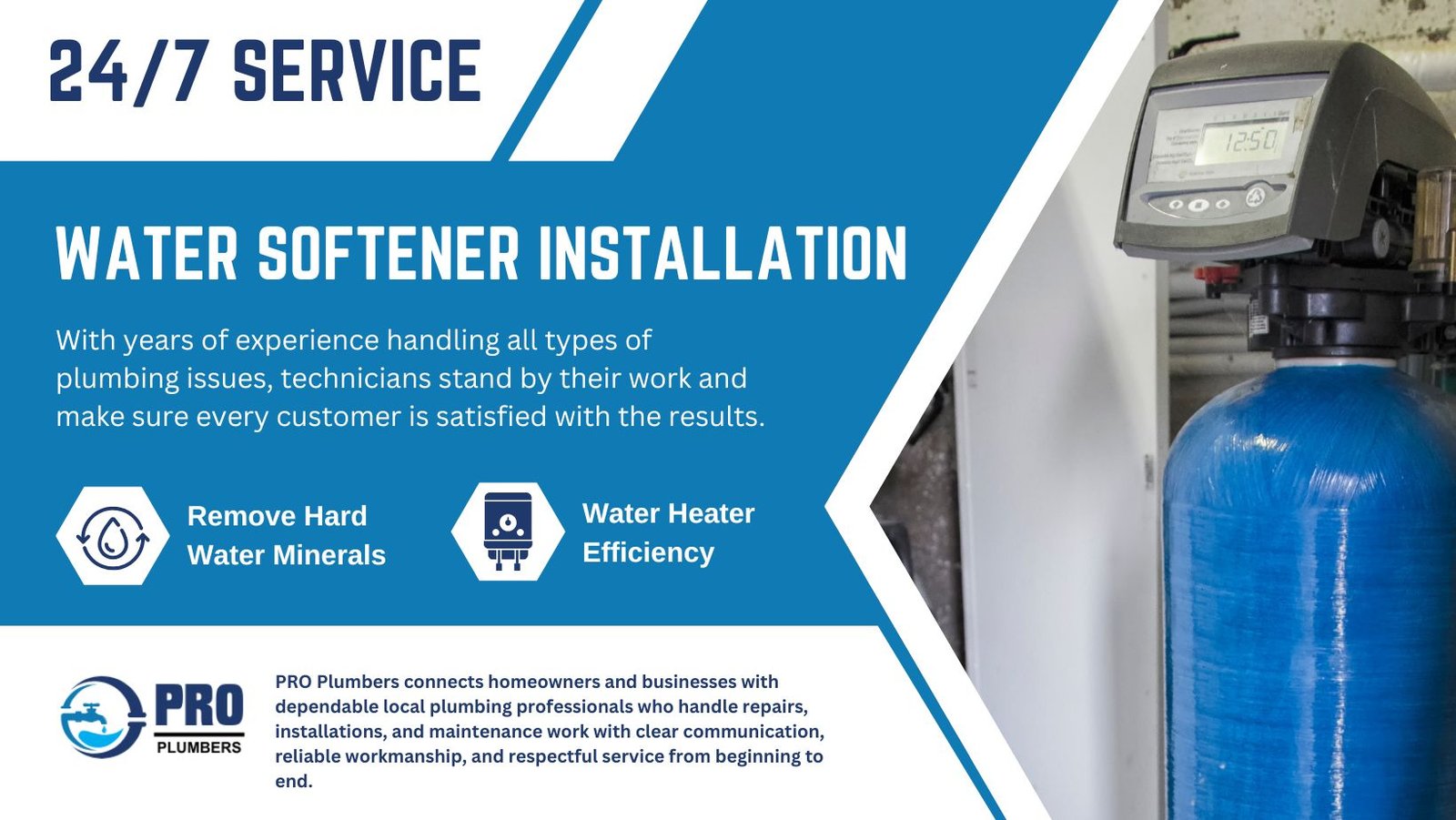 Water softener installation in Pine Hills, FL